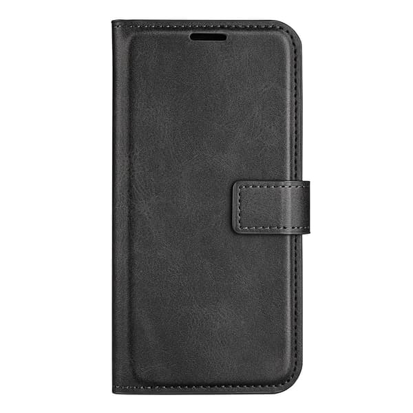 iPhone 14 Pro Wallet Läder Svart