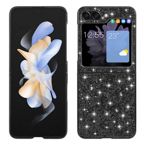 Glitterskal Samsung Galaxy Z Flip 5 Sort
