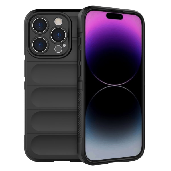 Stødsikkert cover til iPhone 15 Pro - Sort