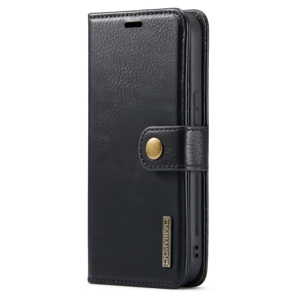 DG.MING 2-i-1 Magnet Pung iPhone 14 Sort