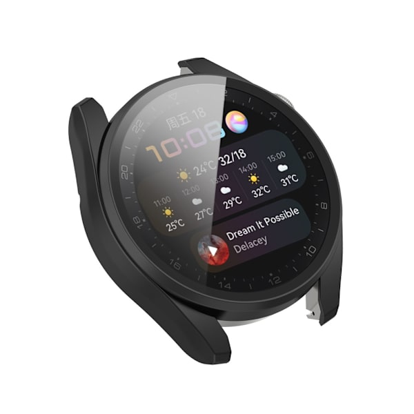 Heltäckende Skal Huawei Watch 3 Pro Sort
