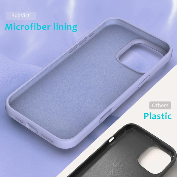 Silikonecover iPhone 16 Pro Max Lilla