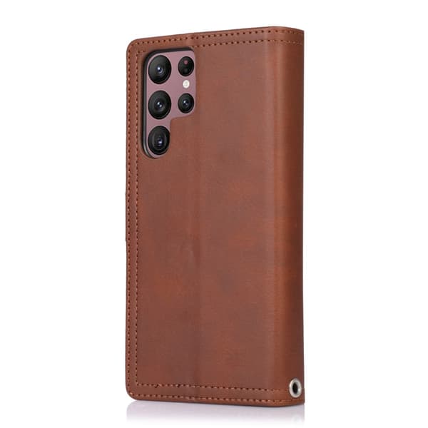 Pungetui Multi-Slot Samsung Galaxy S24 Ultra Brun