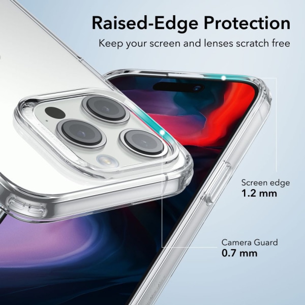 ESR Project Zero Case iPhone 15 Pro Max Clear
