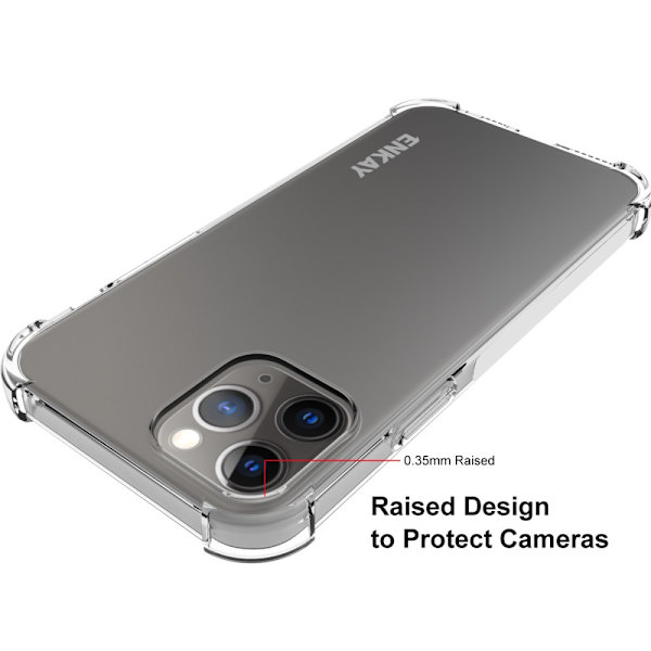 ENKAY TPU Skal & 0,26mm Skærmbeskytter iPhone 12 Pro Max