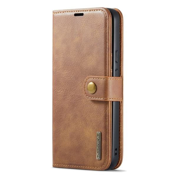 DG.MING 2-in-1 Magneetilla Varustettu Lompakko Google Pixel 9 Cognac