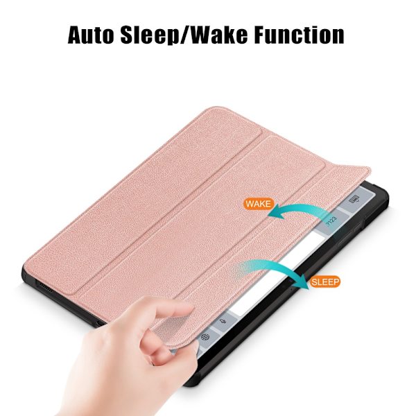 Samsung Galaxy Tab S9 Plus Etui Tri-fold Rosa