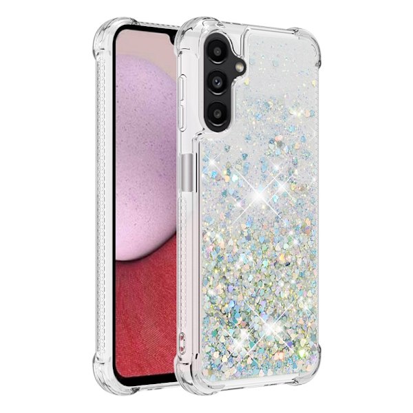 Glitter Bling TPU -kotelo Samsung Galaxy A14 -hopea