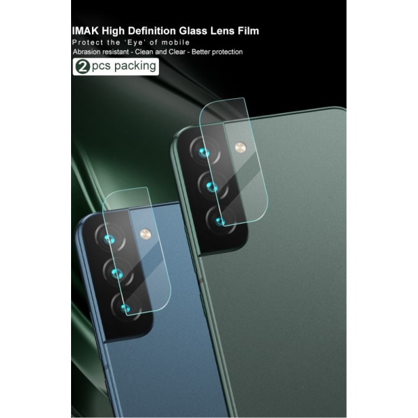 IMAK 2-pak hærdet glas linsebeskyttelse Galaxy S22/ S22 Plus