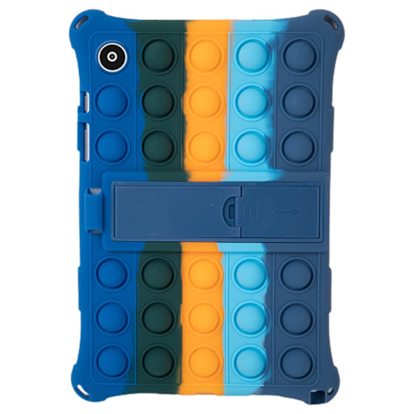 Samsung Galaxy Tab A8 10.5 Skal Pop It Fidget Multiblå