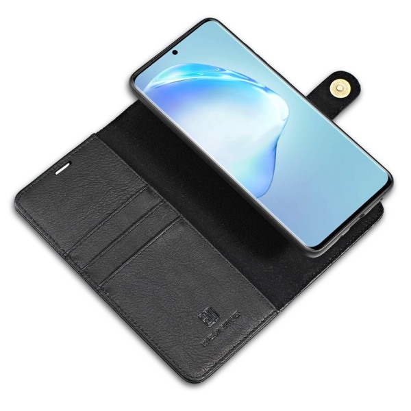 DG.MING Lompakkokotelo Magneetilla Samsung Galaxy S20 Plus Musta
