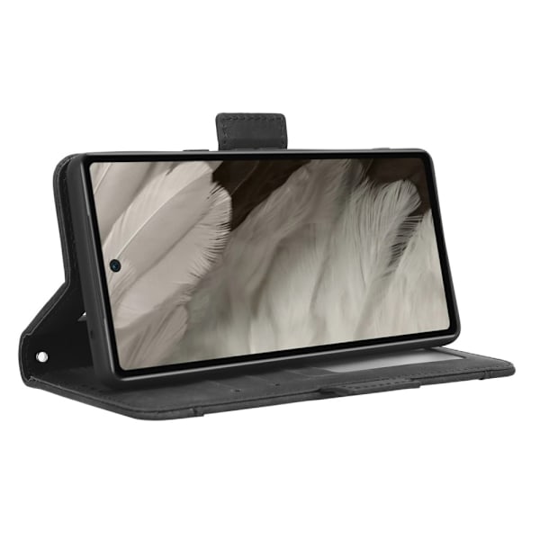 Multi Slot Plånboksfodral Google Pixel 7a Svart