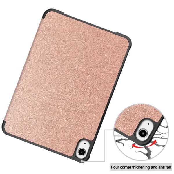 iPad Mini 6. sukupolvi (2021) -kotelo, kolminkertainen, vaaleanpunainen