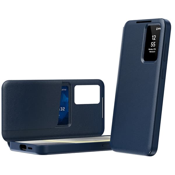 Läderfodral Smart View Samsung Galaxy A56 Blå