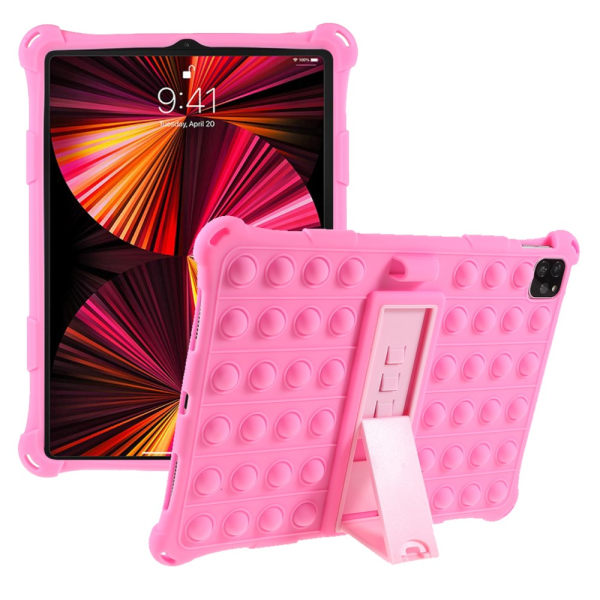 iPad Pro 11 4. sukupolvi (2022) Kuori Pop It Fidget Pinkki