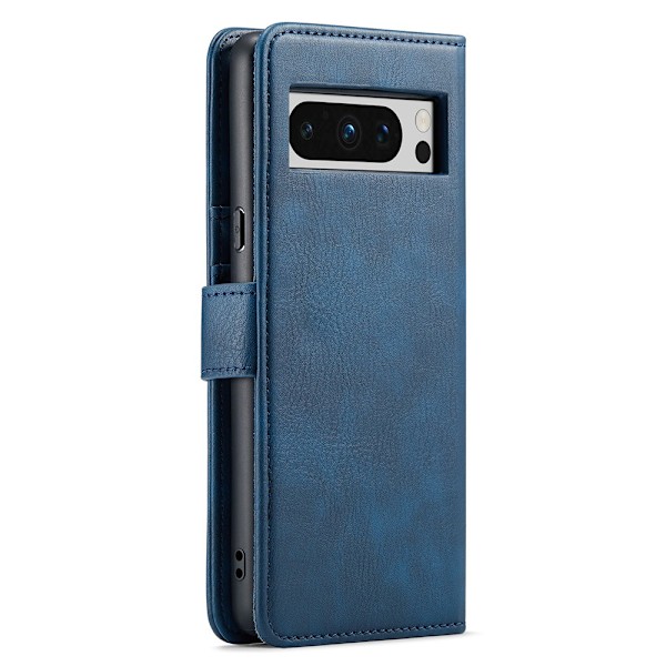 DG.MING 2-in-1 Magnet Plånbok Google Pixel 8 Pro Sininen