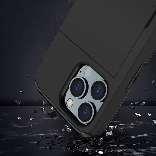 Skal Kortfack iPhone 15 Pro Svart