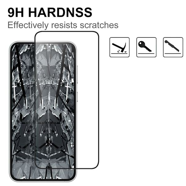 Heltäckande Härdat Glas Skärmskydd Samsung Galaxy S24 FE
