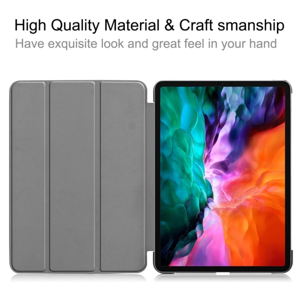 iPad Pro 12.9 6. generation (2022) Etui Tri-fold Sort