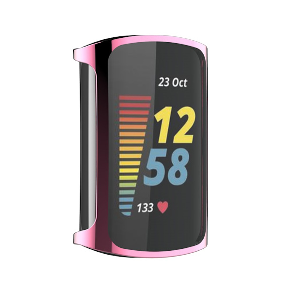 Heltäckande TPU Skal Fitbit Charge 5 Rosa