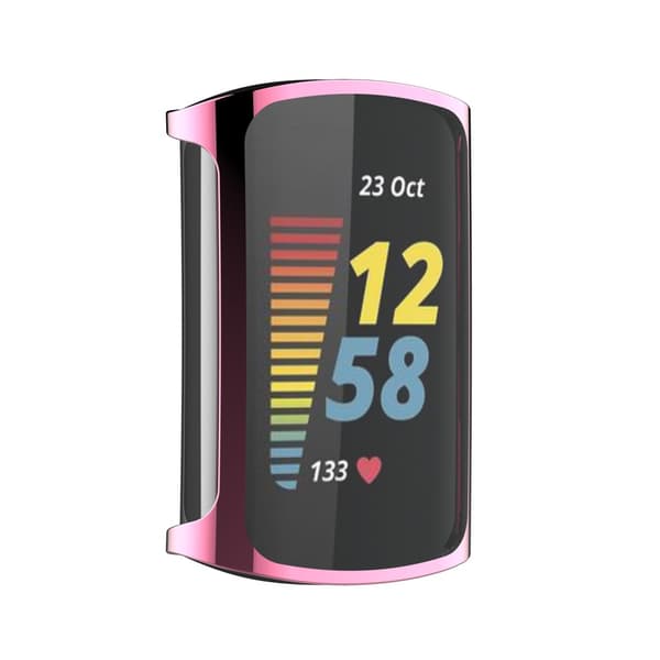 Heltäckende TPU Skal Fitbit Charge 5 Rosa