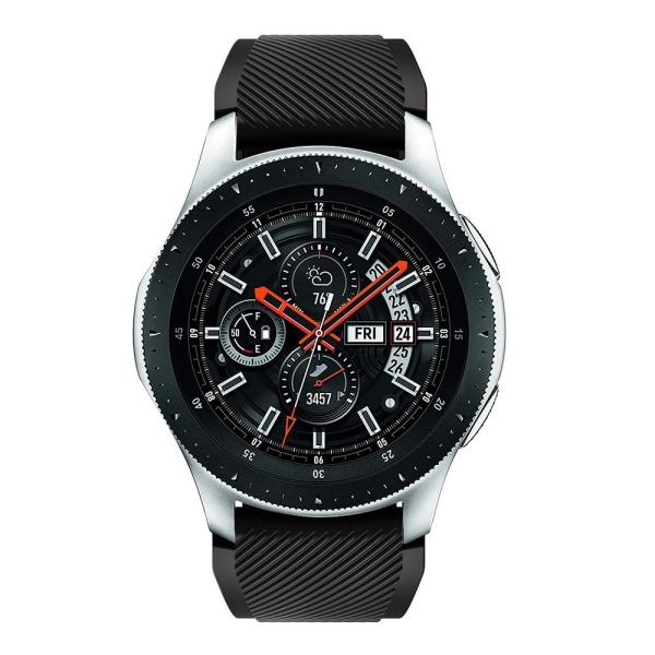 Silikone armbånd Samsung Galaxy Watch 46mm Sort