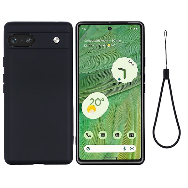 Silikonskal Google Pixel 7a Svart
