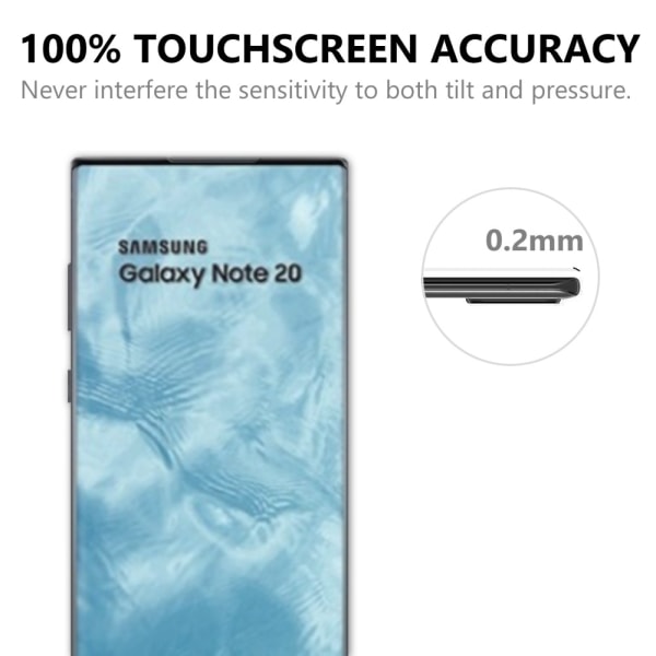 Näytönsuoja 0,2 mm karkaistu lasi Galaxy Note 20 Ultra