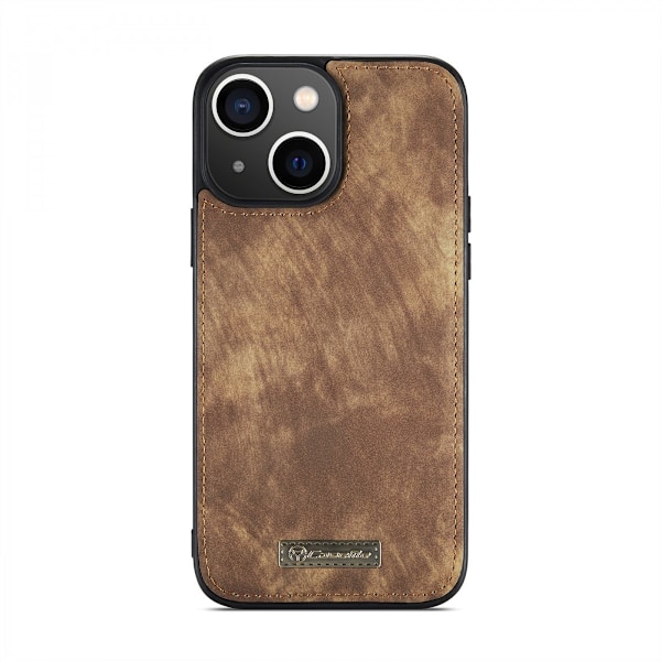 CaseMe Multi-Slot 2 i 1 Lompakkokotelo iPhone 13 Ruskea