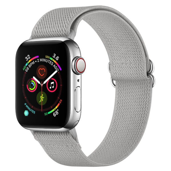 Joustava nailonranneke Apple Watch 45mm Series 9 - Harmaa