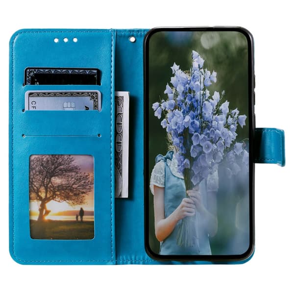 Läderfodral Mandala Samsung Galaxy A56 Blå