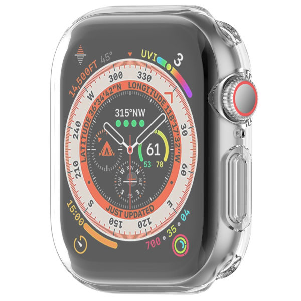 Heltäckande TPU Skal Apple Watch Series 10 42mm Transparent