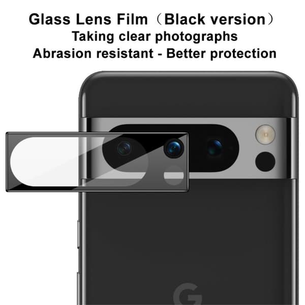 Imak Hærdet Glas Linsebeskyttelse Google Pixel 8 Pro Sort