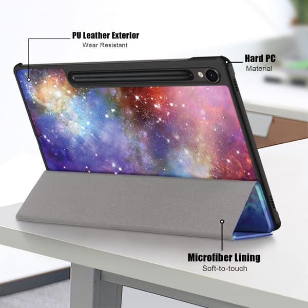 Samsung Galaxy Tab S9 Etui Tri-fold Stjernehimmel