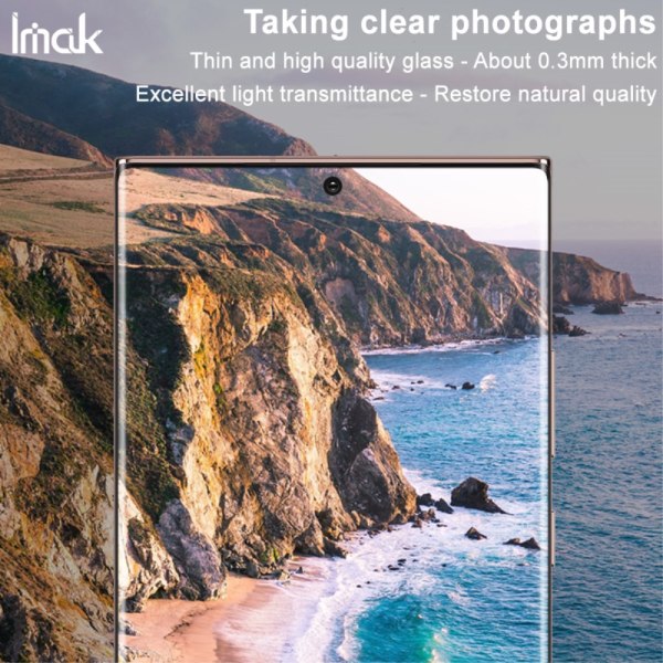 IMAK 2 Pack 0,3 mm hærdet glas linsebeskytter Galaxy Note 20 Ultra