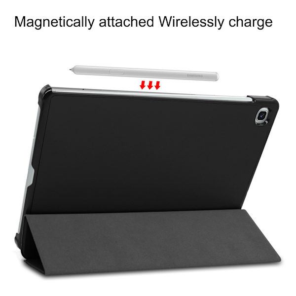 Fodral Tri-fold Samsung Galaxy Tab S6 Lite 10.4 Svart