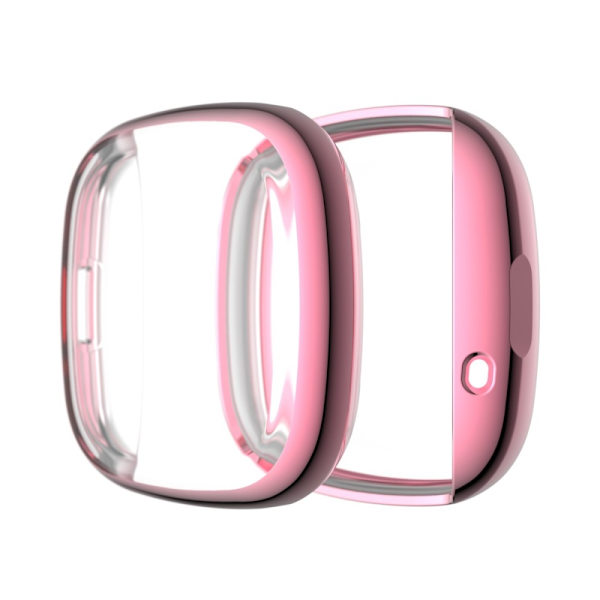 Fitbit Versa 3/Sense -suojakotelo, vaaleanpunainen