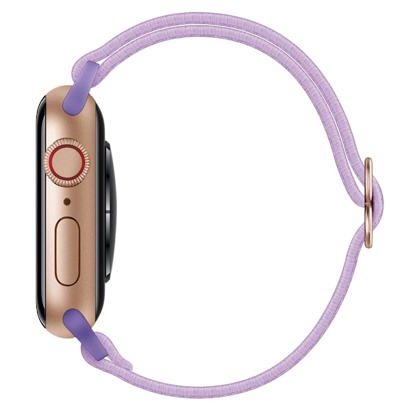 Elastisk Nylonrem Apple Watch Series 10 42mm Lilla