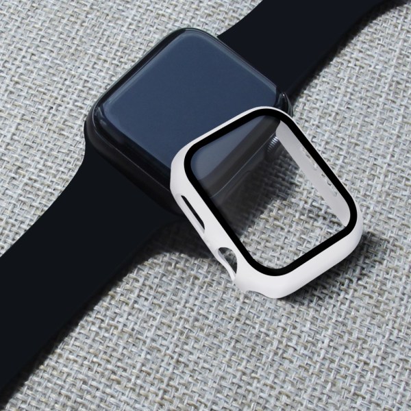 HAT PRINCE Glasskydd Skal Apple Watch 40mm Vit