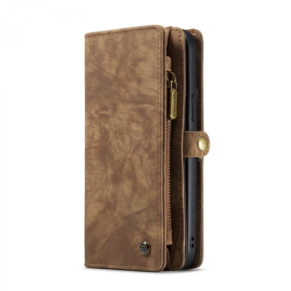CaseMe Multi-Slot 2 i 1 Wallet Case iPhone 13 Pro Max Brun