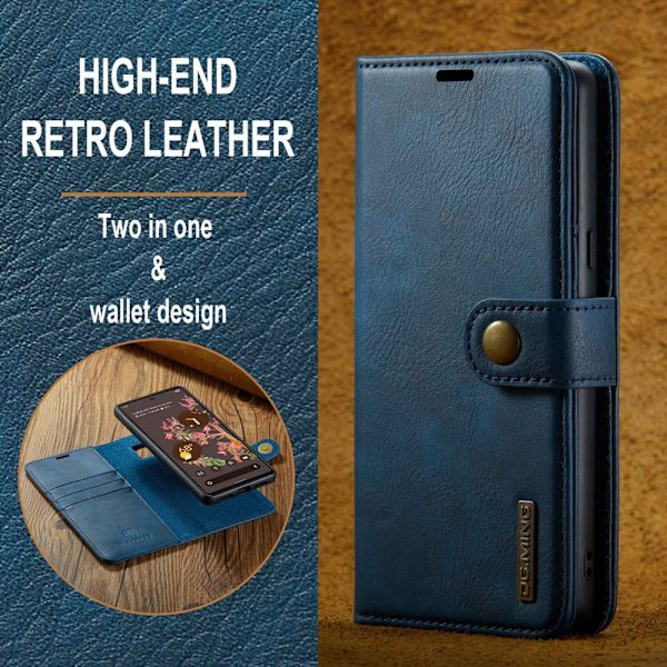 DG.MING 2-in-1 Magnet Wallet Google Pixel 7 Blue