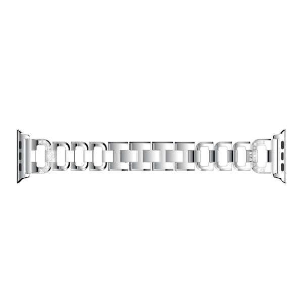 Rhinestone Metallarmband Apple Watch 38/40/41 mm Silver
