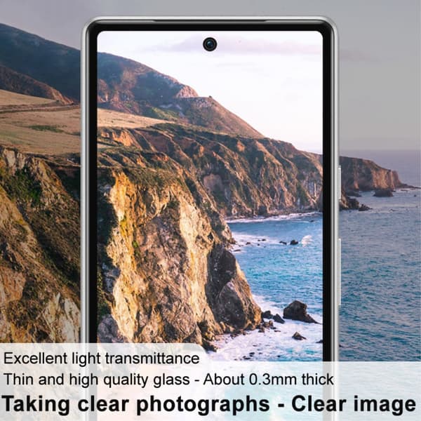 Imak 2 Pack Hærdet Glas Kamerabeskyttelse Google Pixel 7a Transparent
