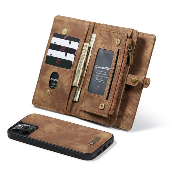 CaseMe Pungetui Multi-Slot iPhone 12 Pro Max Brun