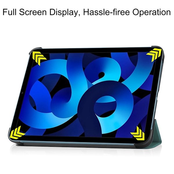 Apple iPad 11 11th Gen (2025) Fodral Tri-fold Grön