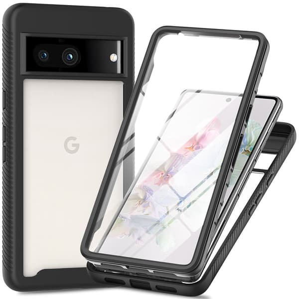 360 Heltäckande Skal Google Pixel 7a Svart