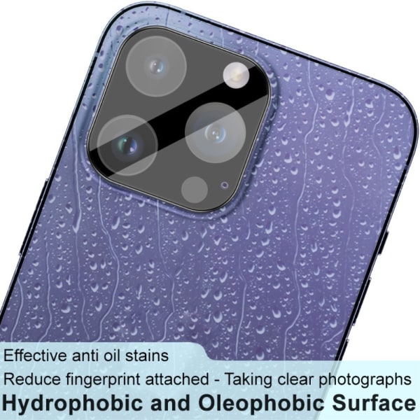 Imak Hærdet Glas Linsebeskyttelse iPhone 15 Pro/iPhone 15 Pro Max Sort
