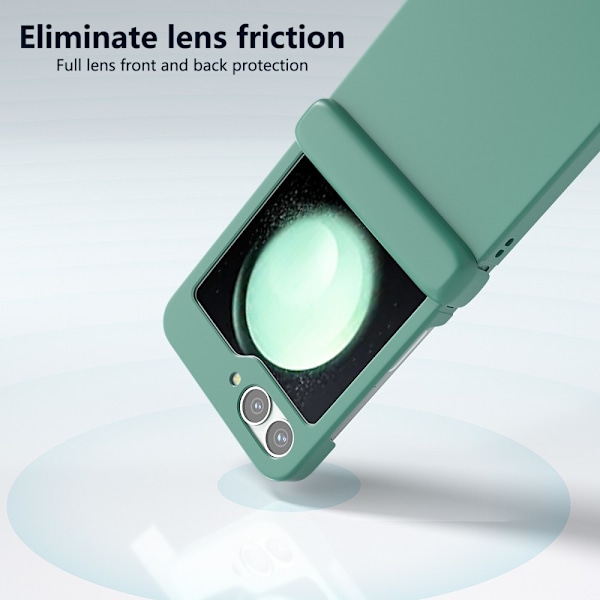 Hårdskal Gummerat Hinge Protection Samsung Galaxy Z Flip 6 Grön