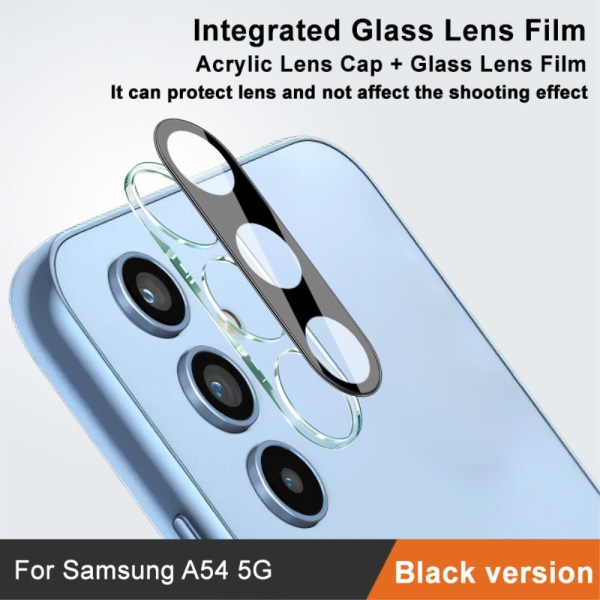 IMAK Härdat Glas Linsskydd Samsung Galaxy A54 Svart