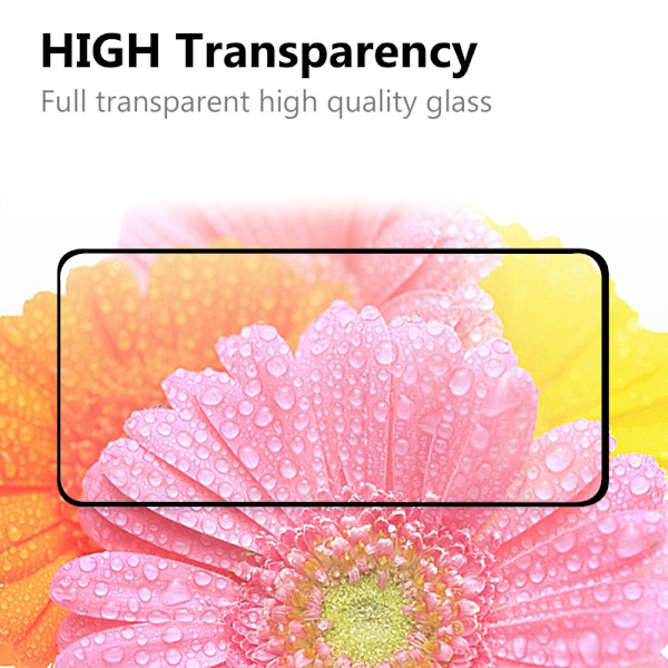 Heltäckande Skärmskydd Galaxy S21 FE Härdat Glas Svart